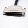 68針SCSI HPDB 直式公轉母螺絲鎖接線連接器1米