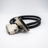 68 Pin SCSI Erkek - Kadın HPDB Düz Vidalı Kilitler Kablo 1 M