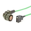 Ms3108A20-29S Straight Socket 17Pin To SCSI HPCN 20Pin Male Connector Straight With Mr-J2S Servo Encoder Cable 1.5M