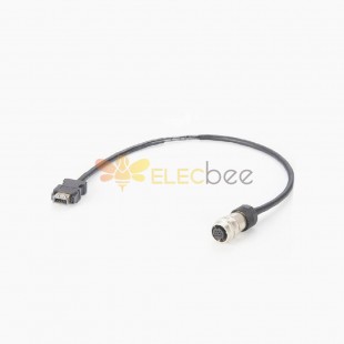SCSI 10Pin Female To CM10-R10P 10Pin Plug With Encoder Cable 0.5M For Mitsubishi Mr-J3Enscbl5M-L 