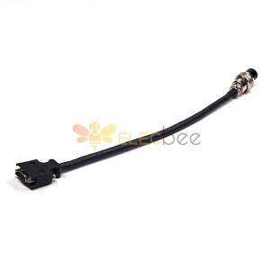 SCSI 14 Pin Connector HPCN Straight Male Screw Lock Conector to GX 15 Pin Female Straight Adapter Cable 1M SCSI 14 Pin Connector