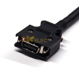 SCSI 20 Pin Cable HPCN Straight Male to Male Screw Lock for Cable 1M SCSI 20 Pin Cable HPCN Straight Male to Male Screw Lock for