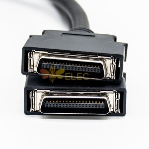 SCSI 36 Pin Connector HPCN Straight Male to Male Verrou de verrouillage pour câble 1M