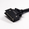 SCSI 36 Pin Konnektör Hattı HPCN Düz Erkek ten Erkek Vidalı Kilit için Kablo 1M