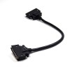 SCSI 50 Pin Cable HPCN Straight Male to Male Screw Lock for Cable 30CM