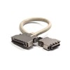 SCSI 50 Pin Erkek ten Kadına HPDB Kablo 1M için Düz Mandal Kilidi