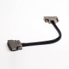 SCSI 50 broches mâle à mâle HPCN vis droites verrouille la prise pour verrouiller la prise de verrouillage pour câble 1M