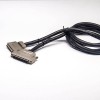 SCSI 68 Pin Cable HPCN Masculino para VHDCI 68 Pin Male Latch Lock Straight Zinc Alloy Field Assembly Cable 2M