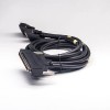 SCSI 68Pin Cable HPDB Male to 2HPDB 36Pin Male Screw Lock Over-molded Cable Panel Mount 2M