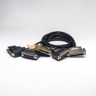 SCSI Kabel 68 Pin HPDB Stecker zu 4HPDB 25 Pin Latch Lock Straight Field Montagekabel 2M