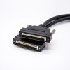 SCSI Kabel 68pin Doppelstecker zu 100pin ÜberspritzenKabel mit Schraubverschluss 0.2M