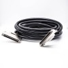 Сборка кабеля СКСИ прямая 100пин мужской ХПДБ к ХПКН прокалывая длину кабеля сплава цинка 5м