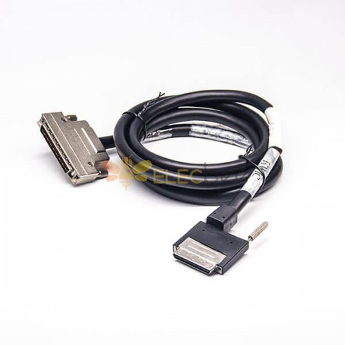asistencia absceso Unidad SCSI Cable Types VHDCI 68 Pin Over-molded Cable Male to HPCN 68Pin Male  Field assembly