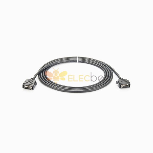 SCSI MDR 20Pin Male To Male Straight Snap Type Connector With Servo Cable 2M