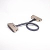 SCSI Round Cable HPCN 100 Pin Male to HPCN 100 Pin Male Zinc Alloy Field Assembly Cable 2M