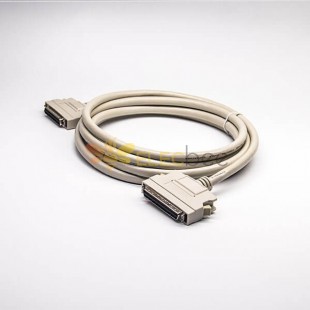 SCSI50 Pin Cavo HPCN Maschio a HPCN 50 Pin Male Latch Lock Zinc In lega dritto over-molded Cable 2M