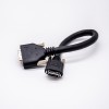VHDCI Male 26pin à SCSI Male 26pin câble straight overmolded cable 0.25M