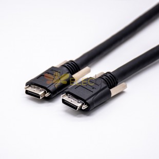 VHDCI Male to Male 26pin Straight Overmolded Cable 1/2/3M