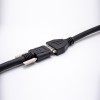VHDCI Male to Male 26pin Straight Overmolded Cable Fixed with screws 1M