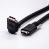 VHDCI Male to Right angle Male 26pin Overmolded Cable 1/2/3M