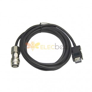 高功率编码器电缆 MR-J3ENSCBL5M-L 3m