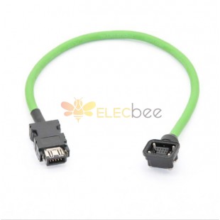 Low Power Cable for Mitsubishi Servo Motor Encoder Bending Resistant High Flexibility  Cable 0.2m