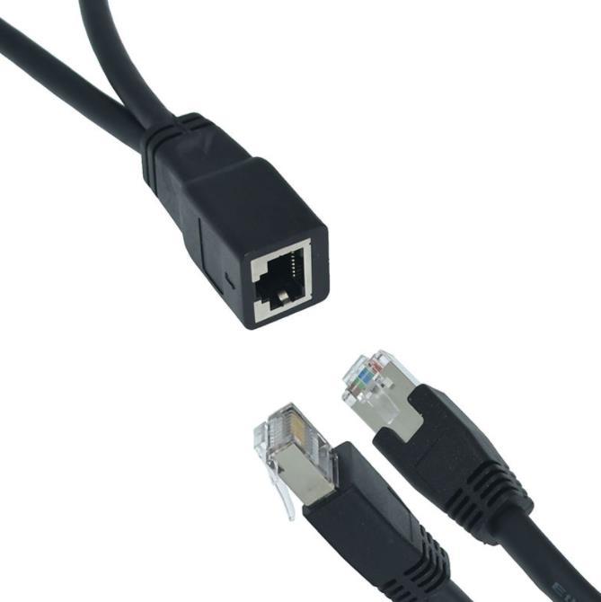 RJ45 Male to Female Industrial Network Extension Cable CAT6 Gigabit High Flexible 5m