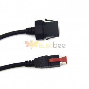 Câble USB 12V vers 10P RJ48 Crystal Head vers terminal 3P pour imprimante Epson IBM