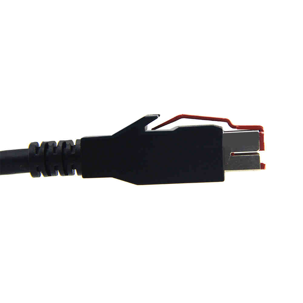 12V ALIMENTADO USB para 10P RJ48 Crystal Head para cabo terminal 3P para impressora Epson IBM