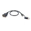 Bms Communication DB9 ذكر إلى RS232 Hybrid USB-C مع كبل USB-A