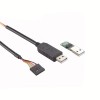 USB转串口杜邦 FT232R USB to UART Bridge COM3 PLC MCU编程线缆 1米