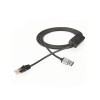 Cabo adaptador USB 2.0 macho para RJ45 Ethernet 2M