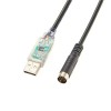 Kenwood Pg 5G RS232 Ftdi 1M için USB Programlama Kablosu Mini Din 8 pin Erkek