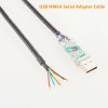 USB Nmea シリアル アダプタ USB 2.0 Type-A オス シングル エンド ケーブル 1M