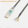 USB Nmea シリアル アダプタ USB 2.0 Type-A オス シングル エンド ケーブル 1M