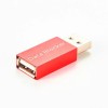 USB Data Blocker Metal Shell Type-A2.0 Male To Type-A2.0 Female Adapter