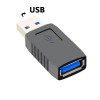 USB Date Blocker USB3.0 أنثى إلى USB3.0 أنثى