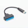 2.5인치 SATA 암-USB 3.0 유형 A 수 케이블 0.1M