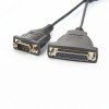 DB9 RS232 Male To DB25 Female Parallel Printer Cable
