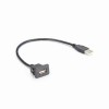 USB 2.0 Tipo A Macho a A Hembra Cable de extensión de montaje en panel Snap-in Cable USB 2.0 30CM