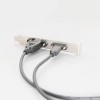 Удлинительный кабель USB Type A 3.1 и USB Type C 3.0 Женский 30 см для монтажа на панели
