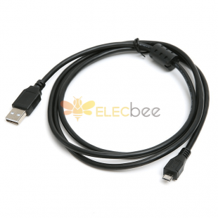 USB 2.0 タイプ A オス - マイクロ USB オス 充電およびデータ転送用日付延長ケーブル 1.5メートル