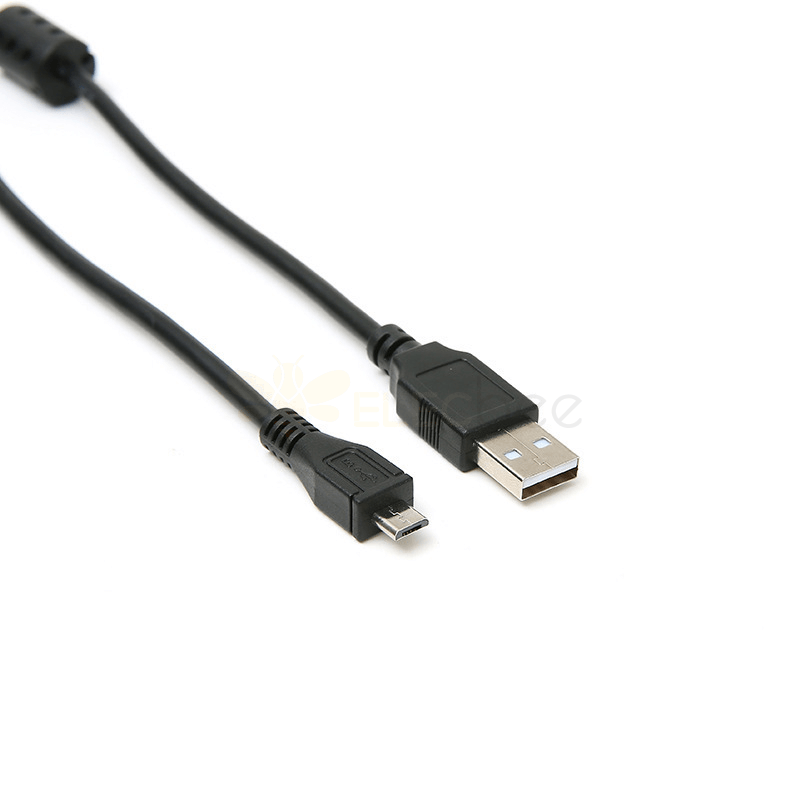 安卓数据线 USB A Type 转 micro usb数据线 带磁环 快充