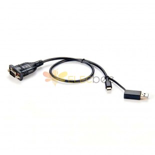 Bms Communication DB9 Male to RS232 Hybrid USB-C с кабелем USB-A