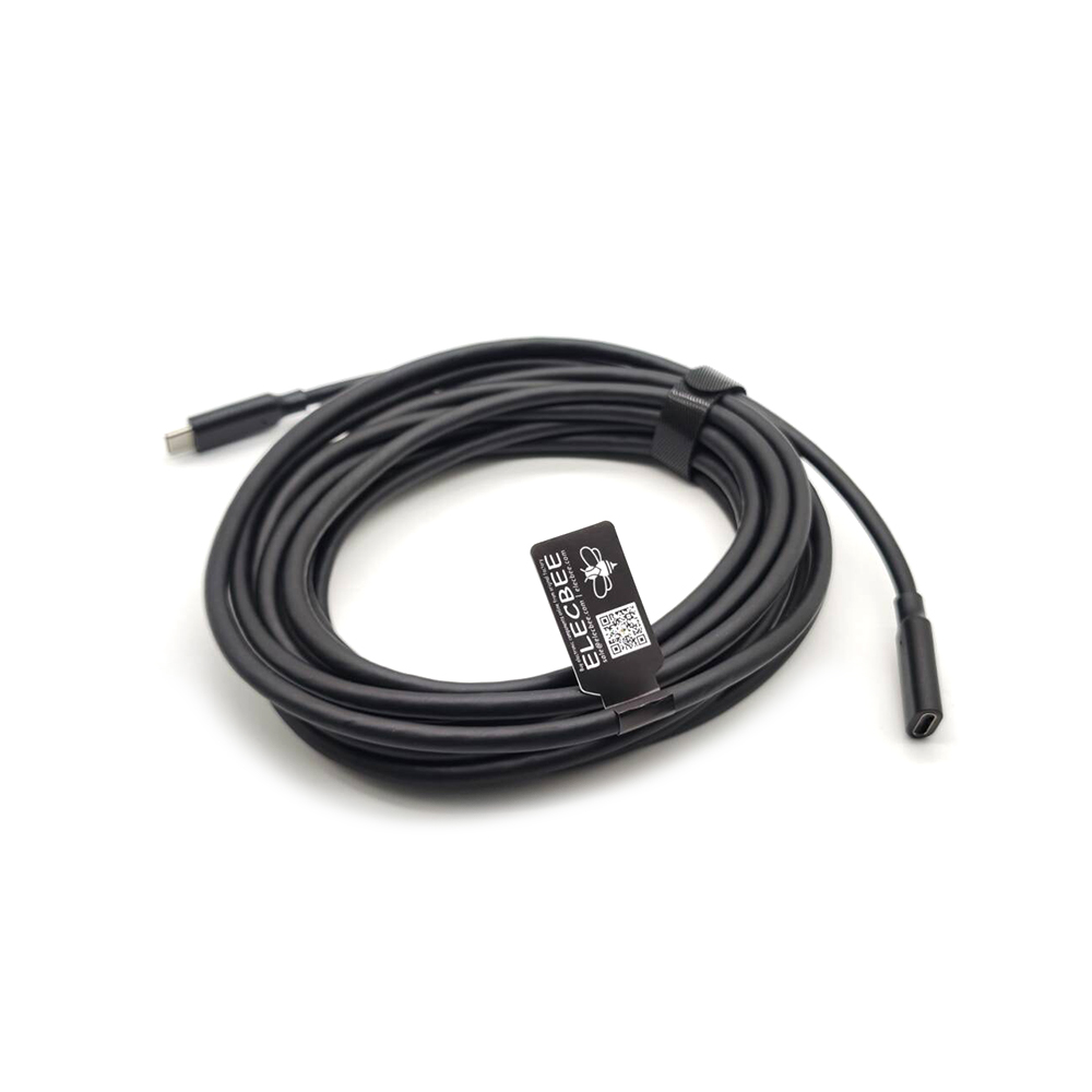 Camera Tether Shooting USB Type-C Male To Type-C Female Extension Cable 5M