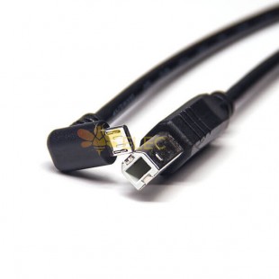 20pcs plugues duplos macho para cabo USB 1M de comprimento USB tipo B para micro USB