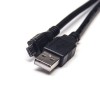 20 peças de cabo micro USB de carga rápida para USB 2.0 A macho de 180 graus para cabo de 50 cm