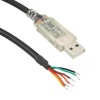 Câble USB RS232 Ftdi USB-RS232-We-5000-Bt_0.0 à une extrémité 1m