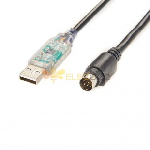 Ftdi USB To Mini Din 8 Pin Male Programming Ct 62 Cat Cable