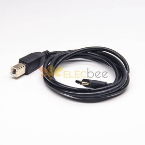 Gold Plated Type C to Type B Cable Printer Cable 1m